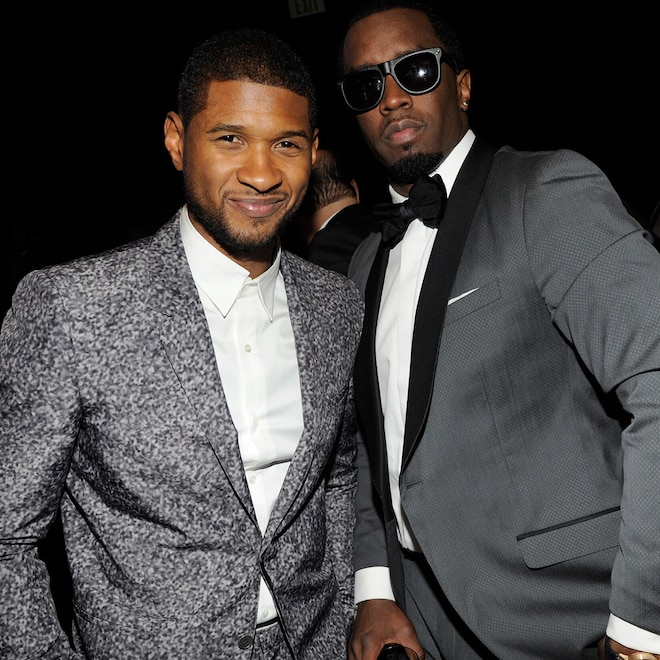 Usher and Sean "Diddy" Combs attend the 55th Annual GRAMMY Awards Pre-GRAMMY Gala and Salute to Industry Icons honoring L.A. Reid held at The Beverly Hilton on February 9, 2013 in Los Angeles, Calif.